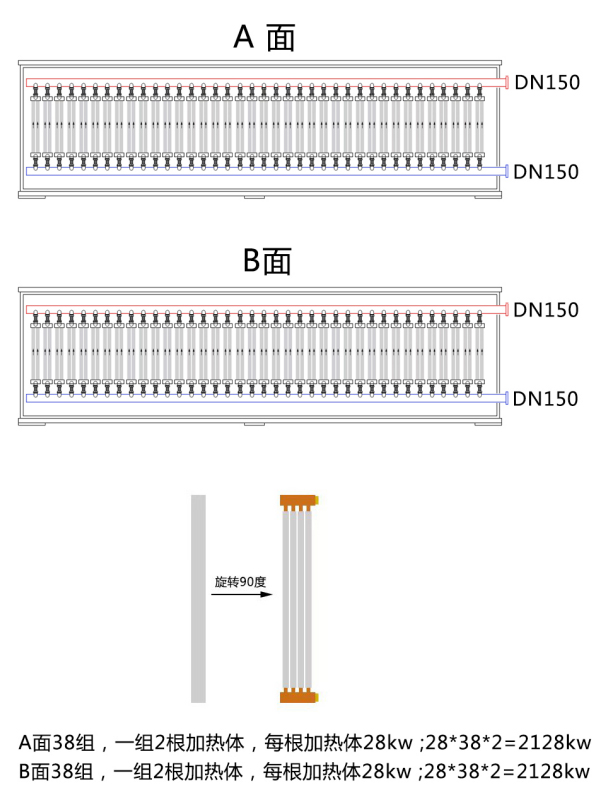 5000千瓦紫銅板式電鍋爐產品介紹